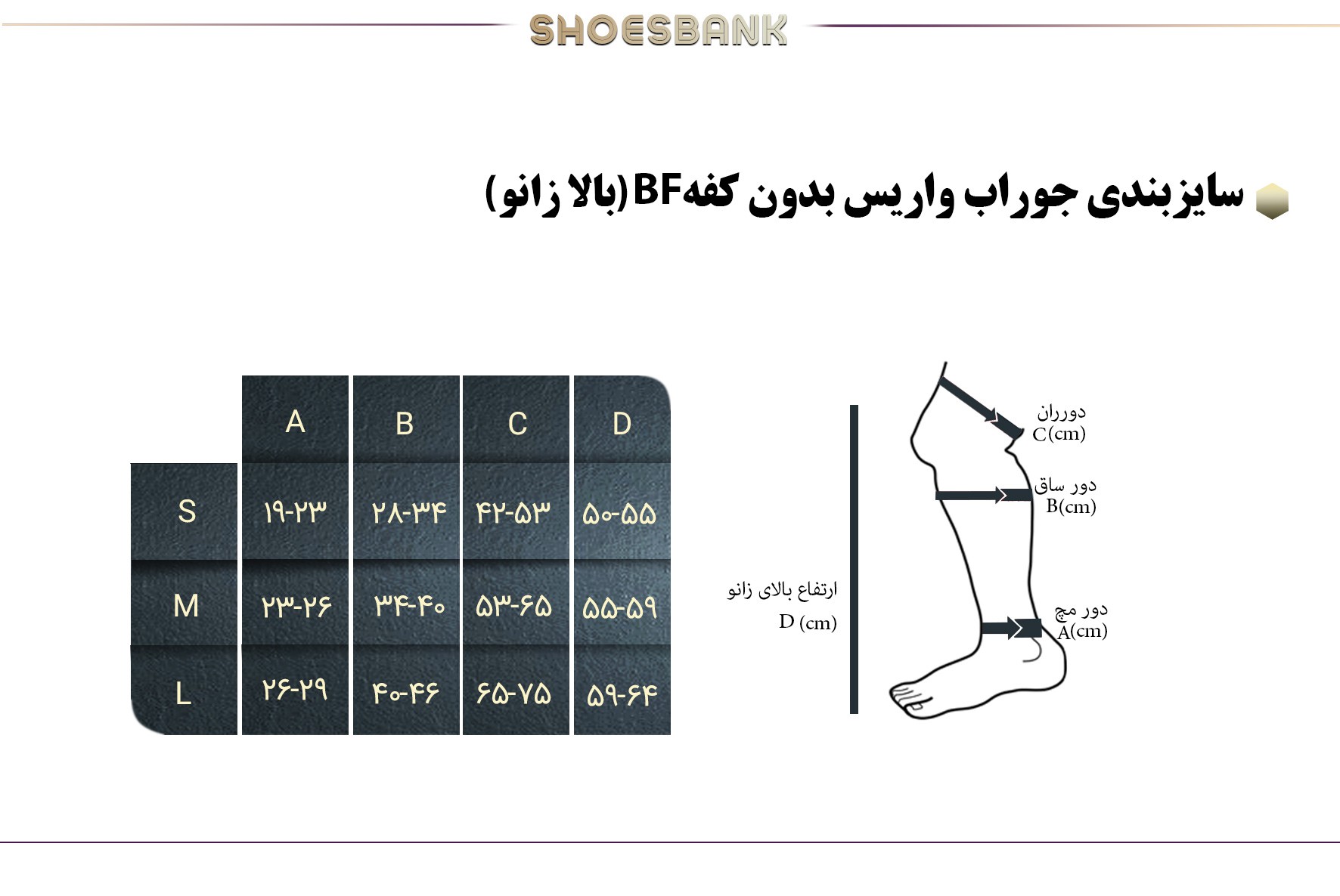 راهنمای سایز